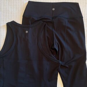 Set - Athleta Transcend leggings & crop tank